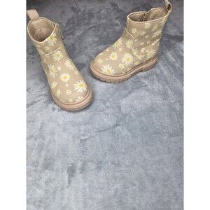 Cat & Jack Floral Chelsea Boots